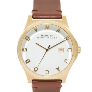 Marc Jacobs Watch Henry Brown Leather Strap